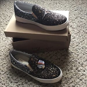 NIB Vintage Havana Sparkle Slip On Loafers Sz 6